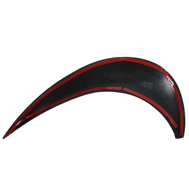 1 Pair Left Right Gloss Black Headlight Eyebrow Cover Trim