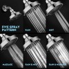 HEAD HOPOPRO High Pressure Shower Head 5 Settings Fixed Showerhead