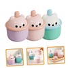 3pcs Cute Cartoon Bear Facial Maker Cups Gentle Cleaner Bubble
