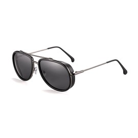 Buho Eyewear - Gafas de Sol estilo- Modelo California - Metal y Acetato… (Aviador, Smoke)