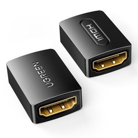 UGREEN Adaptador HDMI 2.0 Alargador Hembra a Hembra 4K@60HZ, Conector Cable HDMI para Alargar la Conexión Dos Dispositivos HDMI -2PCS