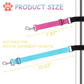 CUTEABC Pet Dog Grooming Arm Accessories, 2 Pcs Stable Grooming Arm Extender,Extension Strap Groomers Helper Grooming Loop,Dog Grooming Leash Extension for Dog Bathing Grooming Trimming…