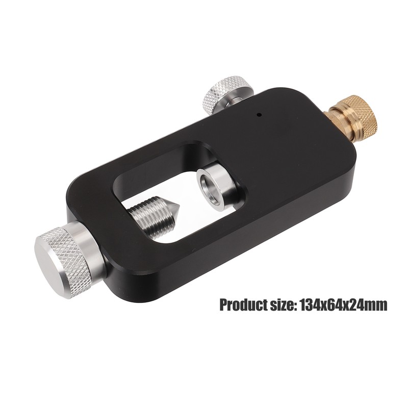 Aluminium Alloy Diving Oxygen Cylinder Refill Adapter Black Anti Rust