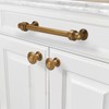 POVEFONK 10 Pack 6-1/4 inch(160mm) Antique Brass Kitchen Cabinet Handles