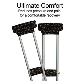 SPRING SEAON SPRING SEAON Underarm Crutch Pads and Hand Grip Covers Padding for Walking Arm Crutch Non Slip Crutch Accessories