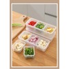 Frisence Food Fridge Storage Container Vegetable Colander Small Refrigerator Storage