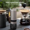 Manual Coffee Bean Grinder CNC Stainless Steel Hand Coffee Mill
