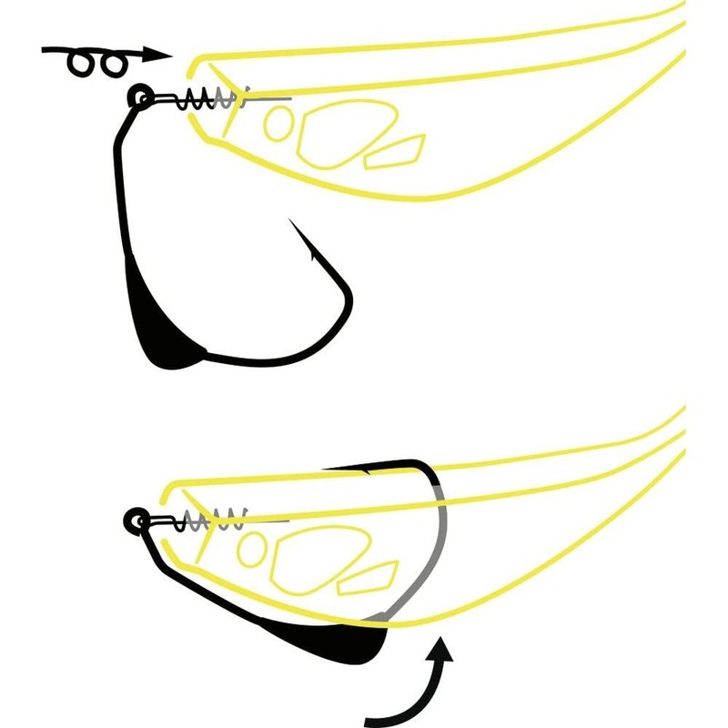 Black Cat # 12/0 Mega Offset Hook 1 Piece 15