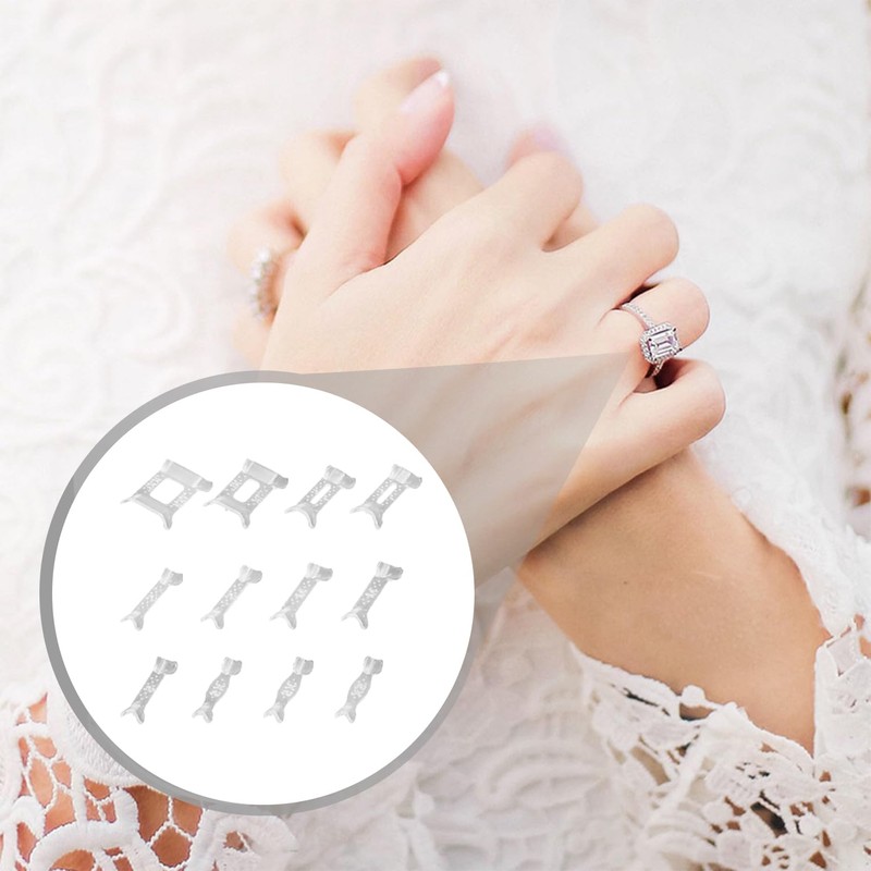 24 pieces ring size adjuster, ring invisible adjuster, ring size