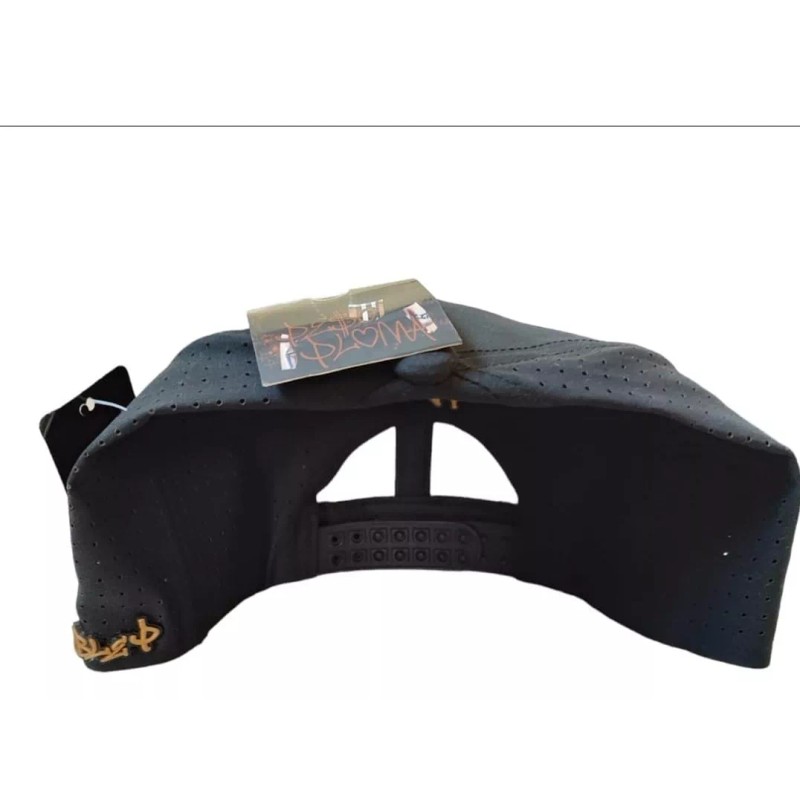 Innovaciones Gorra Plana Peso Pluma Doble P Negra