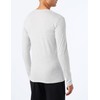 Emporio Armani Men's Basic Stretch Cotton Long-Sleeved T-Shirt, grey melange