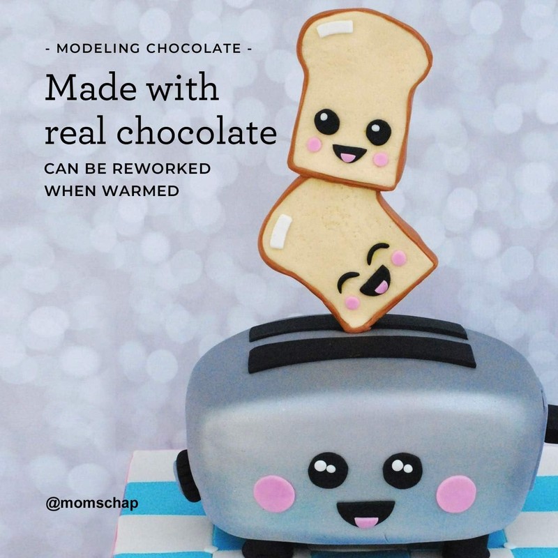 Satin Ice Chocopan Blue Modeling Chocolate, 4 Ounce