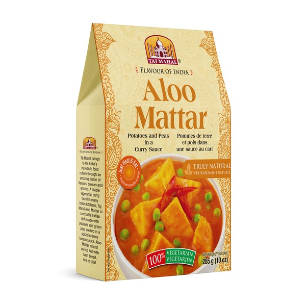Taj Mahal Aloo Matar (Potato/Green Pea), 285 Grams