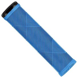 Lizard Skins LOSTR Strata Lock-on Handlebar Grips, 135/32.25 mm, Deja Blue - Blue