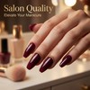 4 Packs 24 Strips Nail Chains for Nail Art Gold