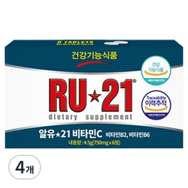 Ryu21 Vitamin C 4.5g, 6 tablets, 4 pieces / 알유21 비타민 C 4.5g, 6정, 4개