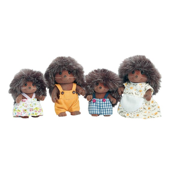 Calico Critters, Pickleweeds Hedgehog Family, Dolls, Dollhouse Figures, Collectible Toys