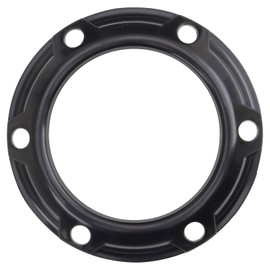 TRQ Front Fog Light Hole Cover Black Drivers Side Compatible with 2007-2009 Mitsubishi Outlander MI1088103