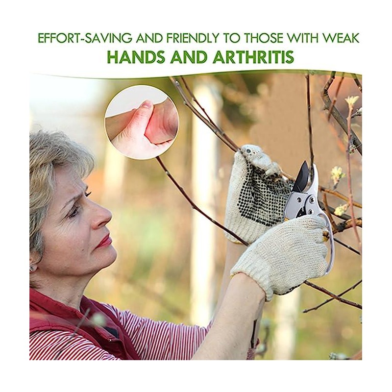 MEPEREZ premium Germany garden clippers, Work 3 times easier, Arthritis