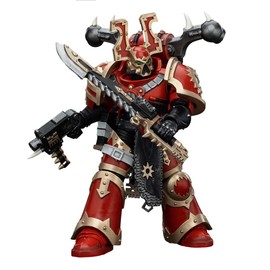 JOYTOY Warhammer 40K 1/18 Action Figure World Eaters Khorne Berzerker 1 Collection Model Birthday JT00577