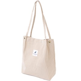 VOKUVIKU Jute Bag, Vintage Flowers Large Women's Fabric Bag