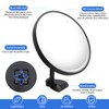 Truck Blind Spot Mirror,5.7" Large Arc HD Glass Convex Wide