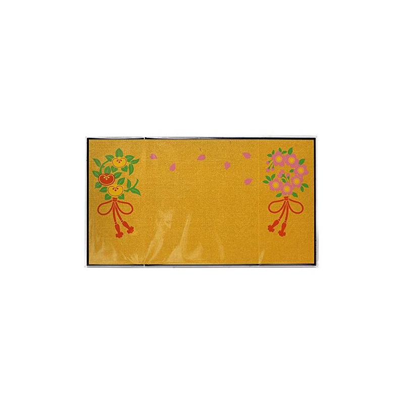 Kate-dyed Trifold Folding Screen (with scarlet head), Cherry Blossom and