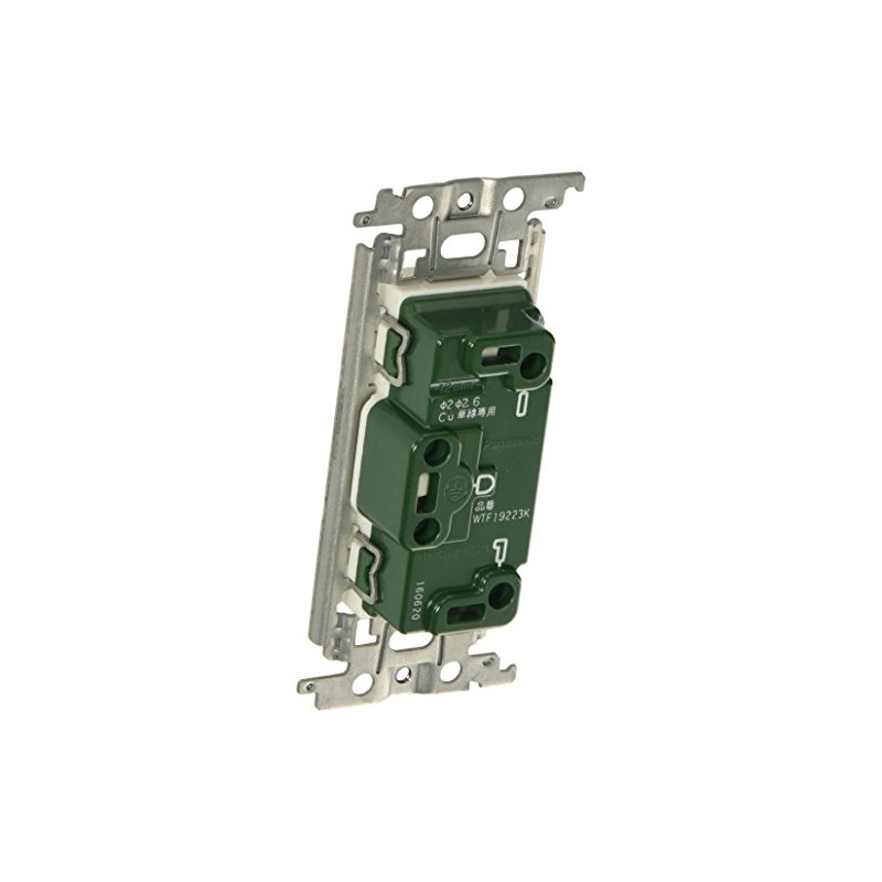 Panasonic WTF19223WK Embedded Ground Outlet for Both 15A and 20A