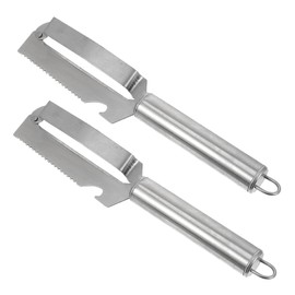 GRIRIW Core Removal Tool 2pcs Stainless Steel Peelers Kitchen Fruit Peelers Vegetable Cutters