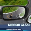 PIT66 Mirror Glass Passenger Side Compatible with Chrysler 200 300