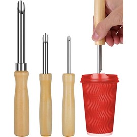 Perforador de pajitas para tapas de plástico Perforador de agujeros para pajitas de limonada Perforador de tazas de limonada Perforador de agujeros pa