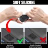 JERBOR 2Pack Silicone Pickup Trucks BedRail Stake Pocket Covers for