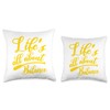 Life's All About Balance SUP Paddle Board Throw Pillow