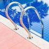 Universal Fit Pool Ladder Escutcheon Plates 4Pack,Blasoul Stainless Steel Cover
