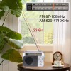 Retekess TR604 AM FM Radio Portable Transistor Analog Radio with