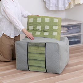 Astro 171-54 Activated Charcoal Deodorizer Zabuton Storage Bag - Deodorizes with the power of activated charcoal - Breathable non-woven fabric protects against dust and dirt - 3-layer construction