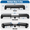 Simple Houseware Desk Dual Monitor Stand Riser with Pull-Out Drawers,