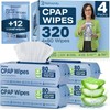 CPAP Mask Wipes (320 Count) + 8 Travel - Premium