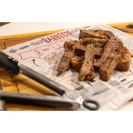 Technopaper Premium Deli Paper 12"x12" - 1,000 Count Food-Grade Tray Liner Grease-Resistant - 100% recyclable and no Wax Coating (White BBQ)