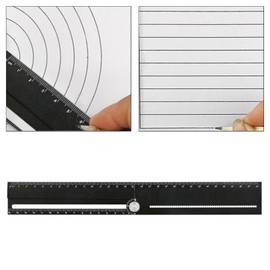 perfeclan Winkellineal, Winkelmesswerkzeug, 12 Zoll/310 mm, Winkelmesser, Goniometer für die Holzbearbeitung, Präzisionsmessung, Lineal für die Holzbearbeitung