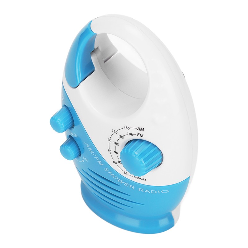 AM FM Portable Radio Portable Hook Type Waterproof Broadcast Music