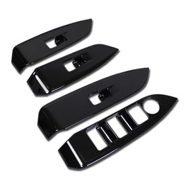 RUIQ Mazda CX-3 DK Series Interior Door Window Button Switch Panel Cover Garnish Piano Black Specifically Designed for Mazda CX3