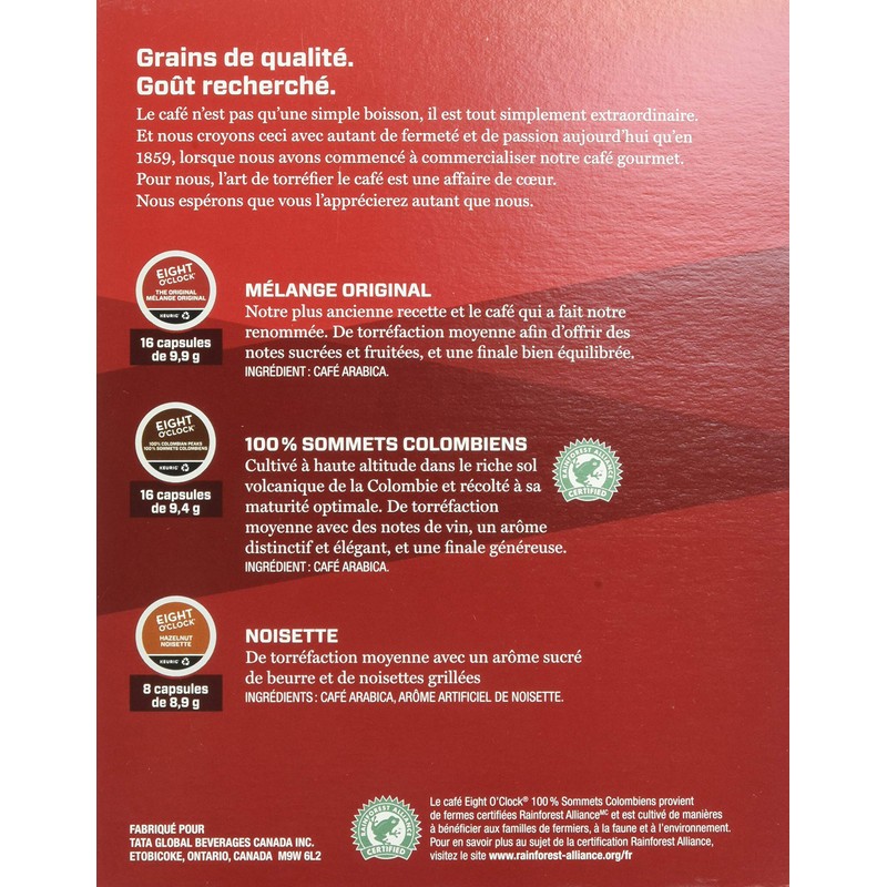 Eight O'Clock Discovery Box K-Cup Coffee Pods, 40 Count For