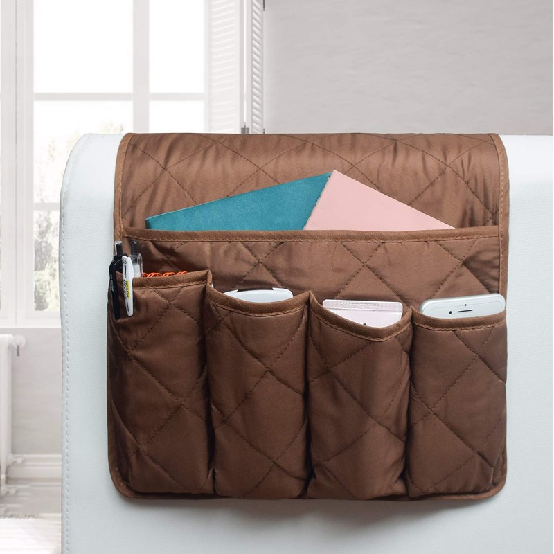 MDSTOP 5 Pockets Remote Control Holder, Magazine Rack, Space Saver