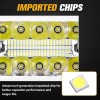 BRICOLOGHT 4x For Ford Mustang 1979-1986 DOT 4x6" Square LED