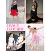 Soudittur Ballet Leotard, Girls' Long Sleeve, Children's Ballet Leotard, Cotton
