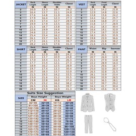 Striped Boys 3pcs Suits Sets Kids, Boys Party Prom Suits, Formal Suit Dresswear Kids, Boy Formal Black Suit Set Size 2