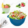 BoxedHome Classic Mixing Bowl Set, BPA Free Plastic, Microwave and