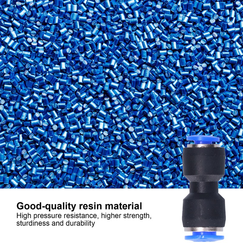 50Pcs Pneumatic Reducing Connector Straight Push in Reducer Fittings for