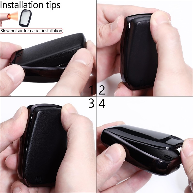 Lcyam Key Fob Cover Fits for Toyota 2026 2025 Sequoia
